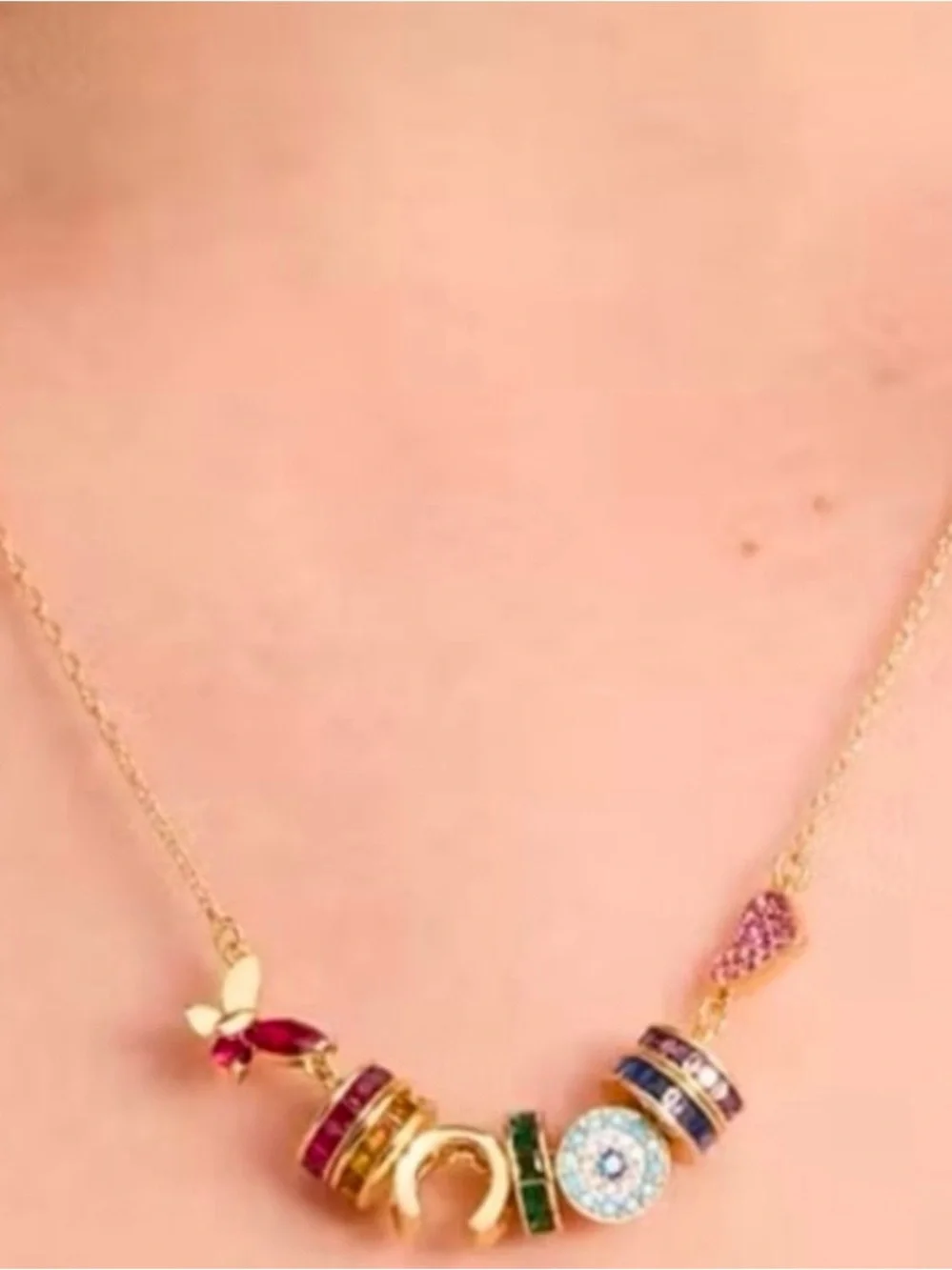 💖▪️Kate Spade▪️ Rainbow Joy Charm Necklace